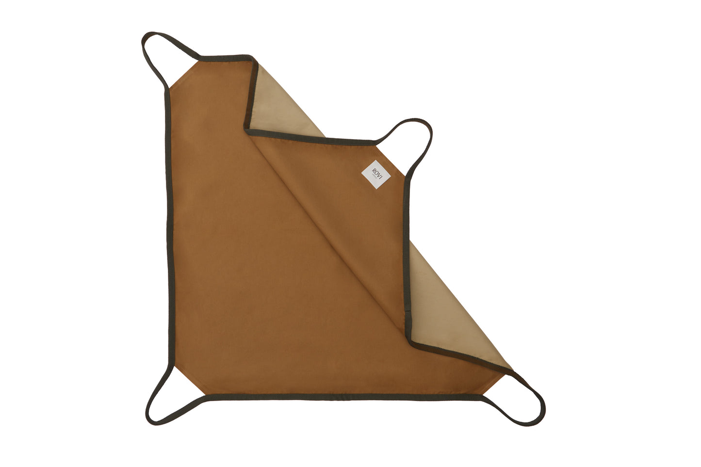 Rovi Lucca Double Tote in Grain and Beige