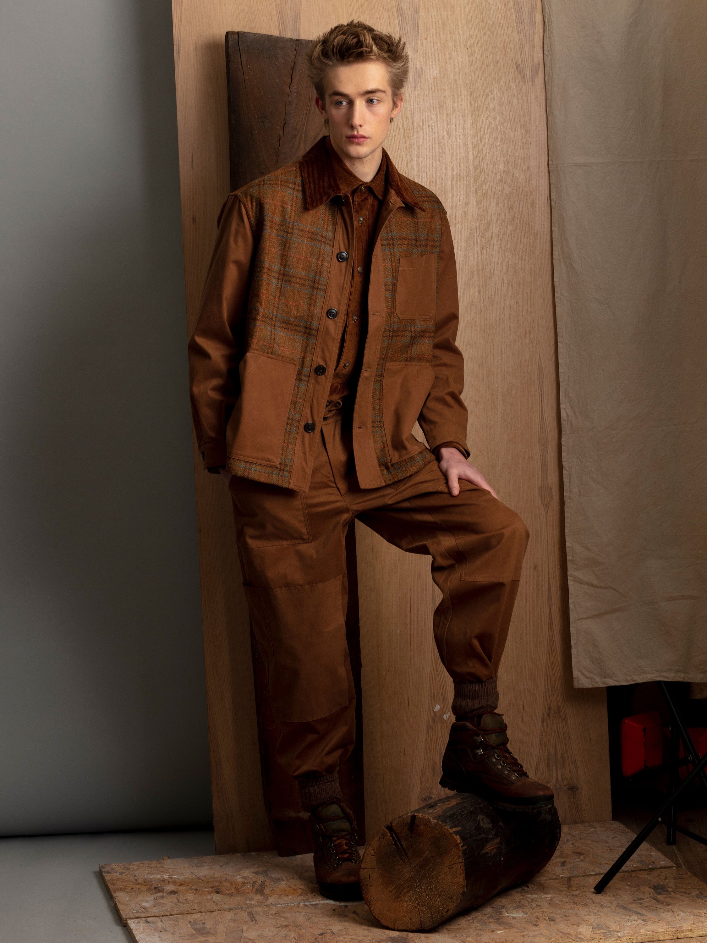 Unlined Garden Jacket in Shetland Wool