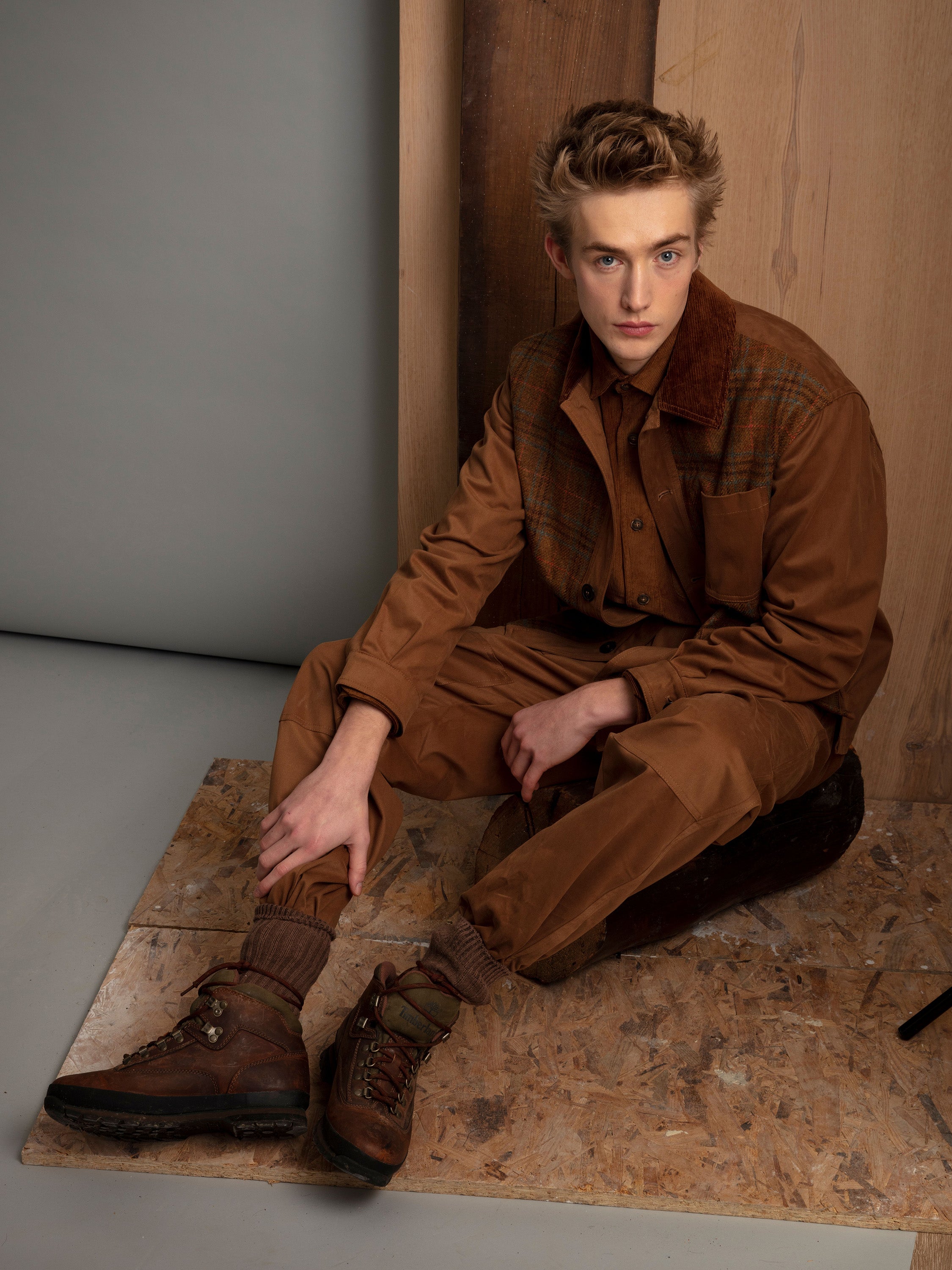 Unlined Garden Jacket in Shetland Wool